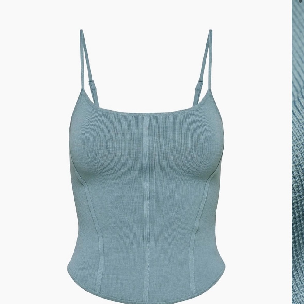 SOLD Babaton Sculpt Knit Bustier Tank
